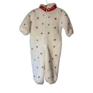 Vintage Disney Catalog 101 Dalmatians Fuzzy One Piece Costume Sz 4-6T